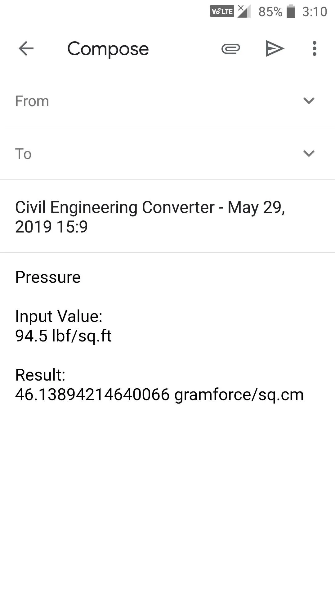 Civil Engineering Converter | Indus Appstore | Screenshot