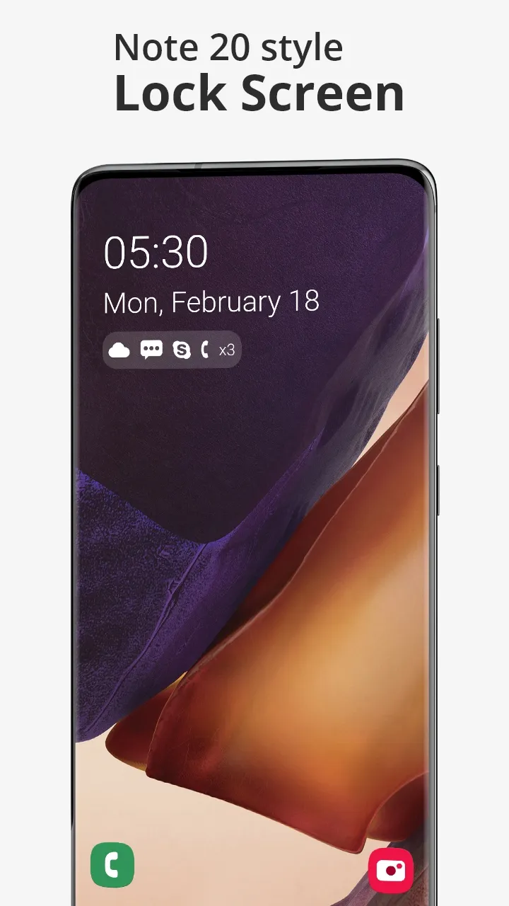 Lock Screen Note 20 Style | Indus Appstore | Screenshot