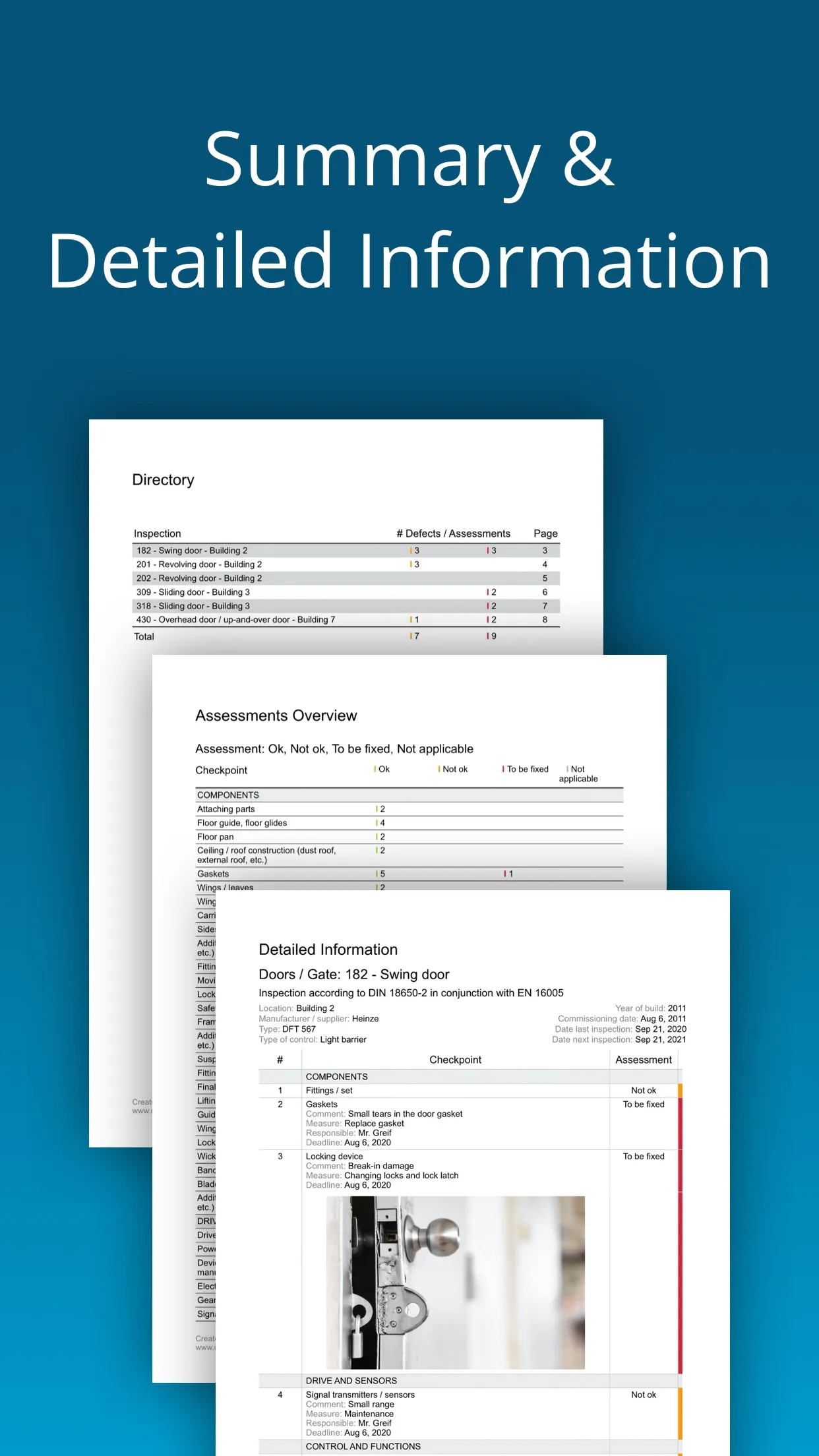 Auto Doors Safety Inspection | Indus Appstore | Screenshot