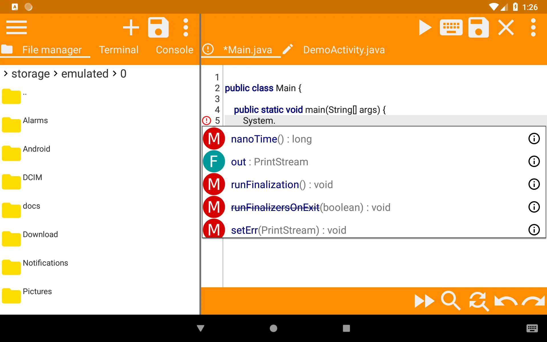 JStudio - ide for java | Indus Appstore | Screenshot