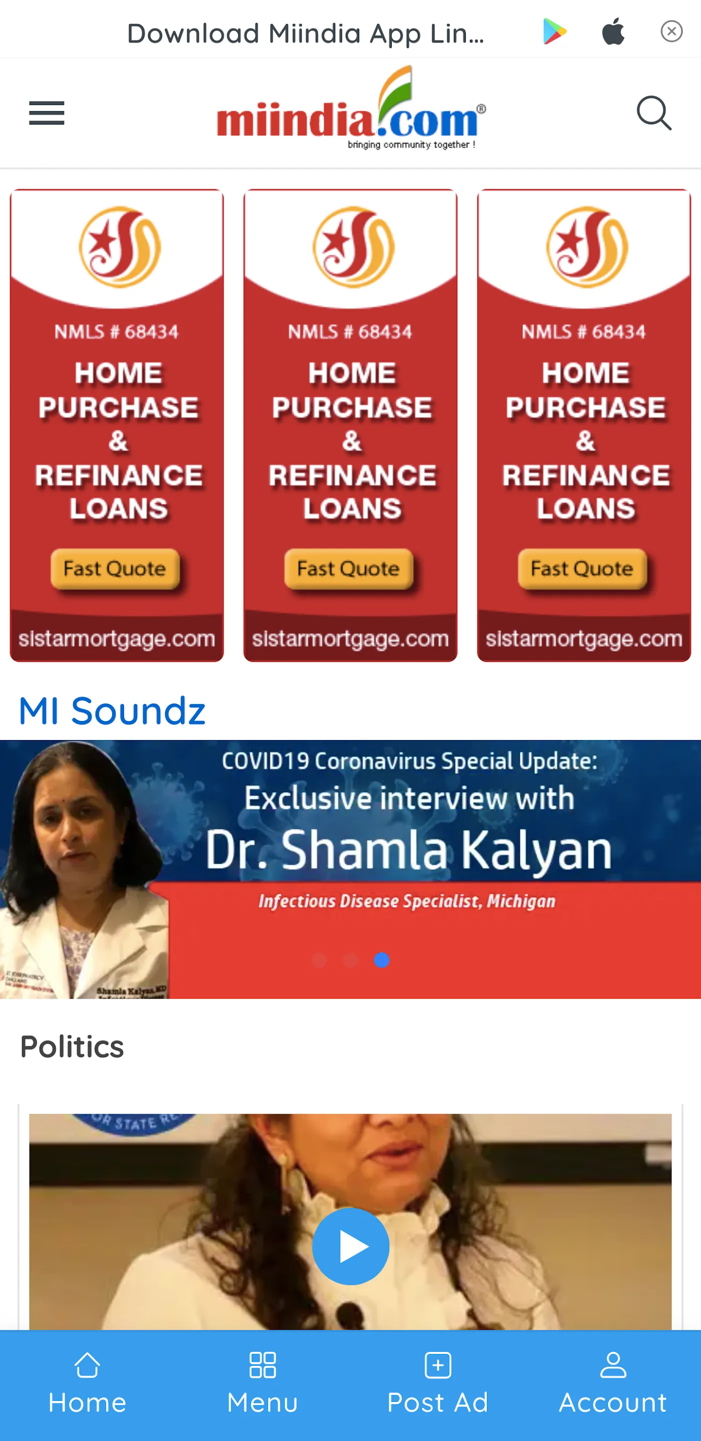 Miindia | Indus Appstore | Screenshot