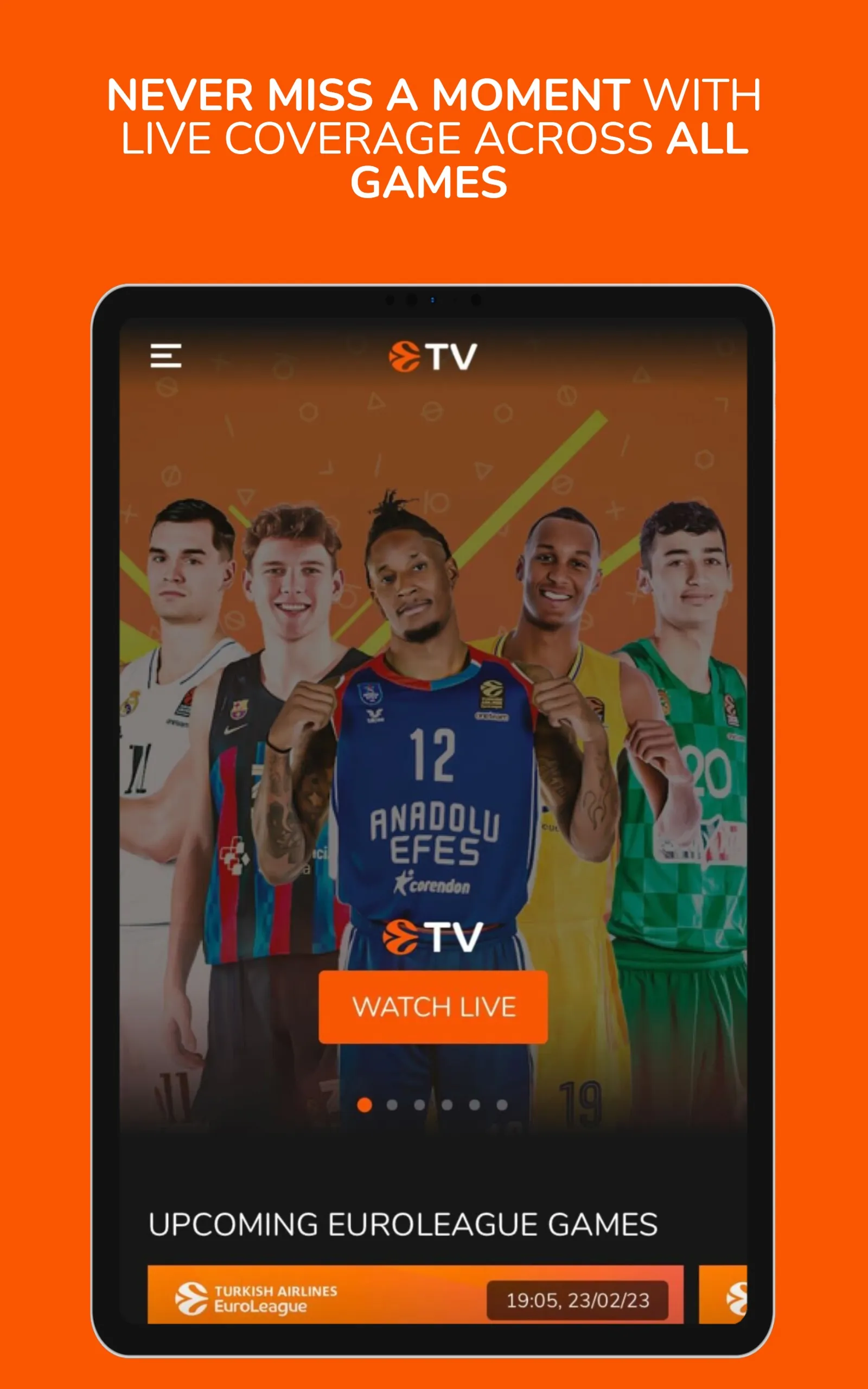 EuroLeague TV | Indus Appstore | Screenshot