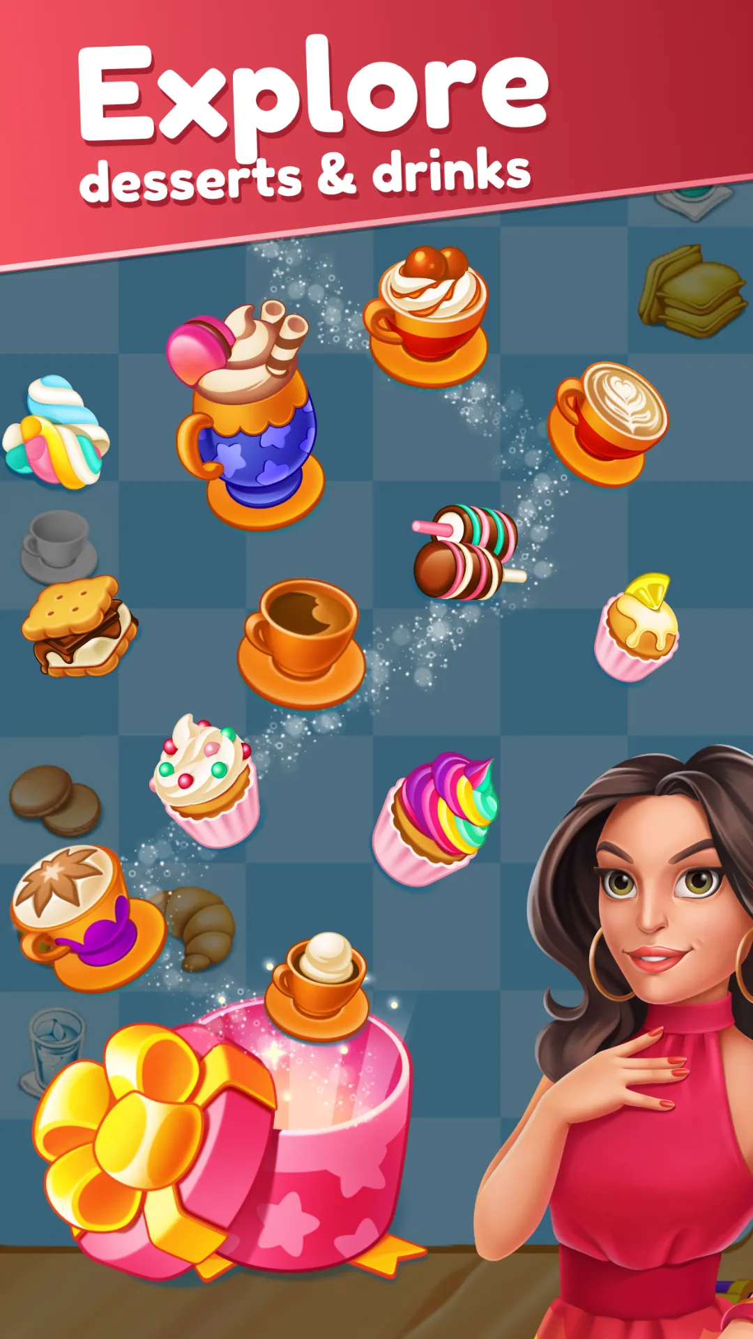 Joy Cafe: Tasty Merge Games | Indus Appstore | Screenshot