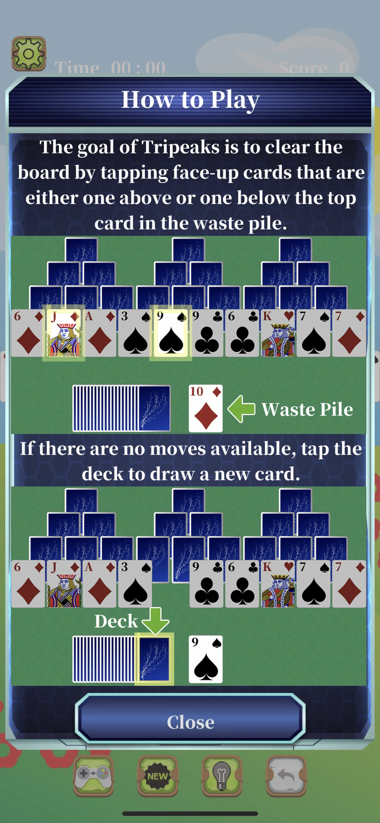 TriPeaks Solitaire | Indus Appstore | Screenshot