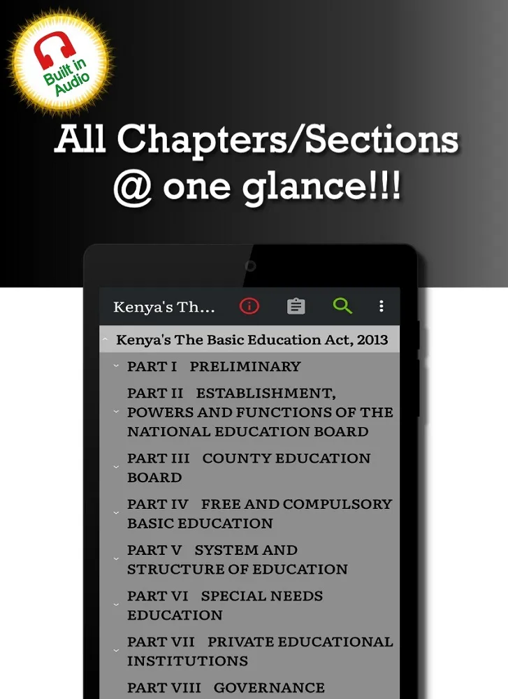 Basic Education Act (Kenya) | Indus Appstore | Screenshot