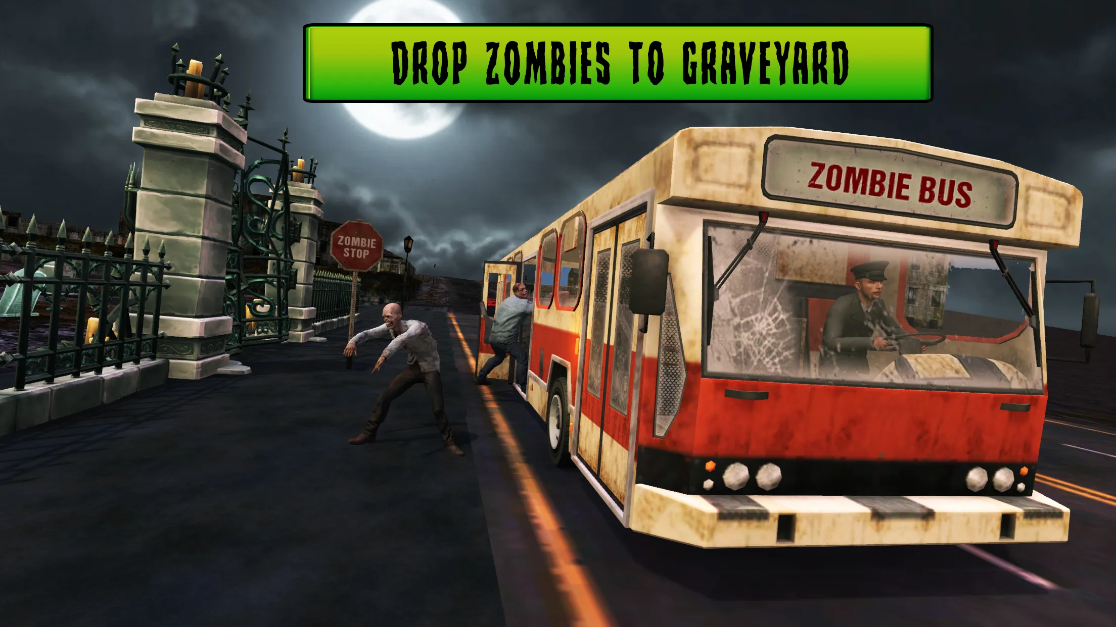 Zombie City Bus Driver Games | Indus Appstore | Screenshot