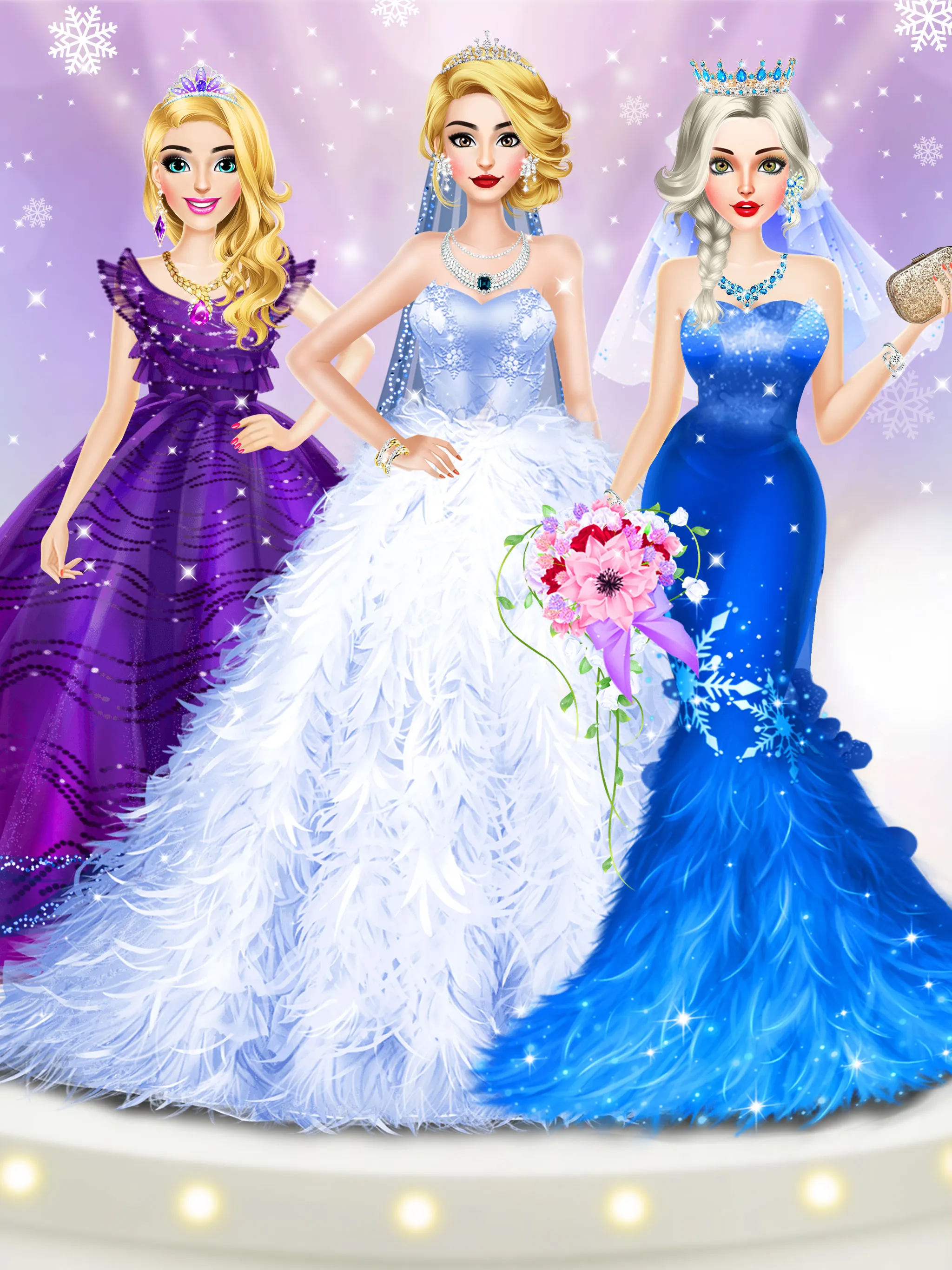 Ice Princess Wedding Dress Up | Indus Appstore | Screenshot