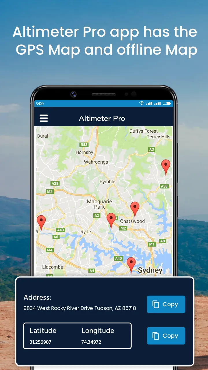 Altimeter Pro & GPS Altitude | Indus Appstore | Screenshot