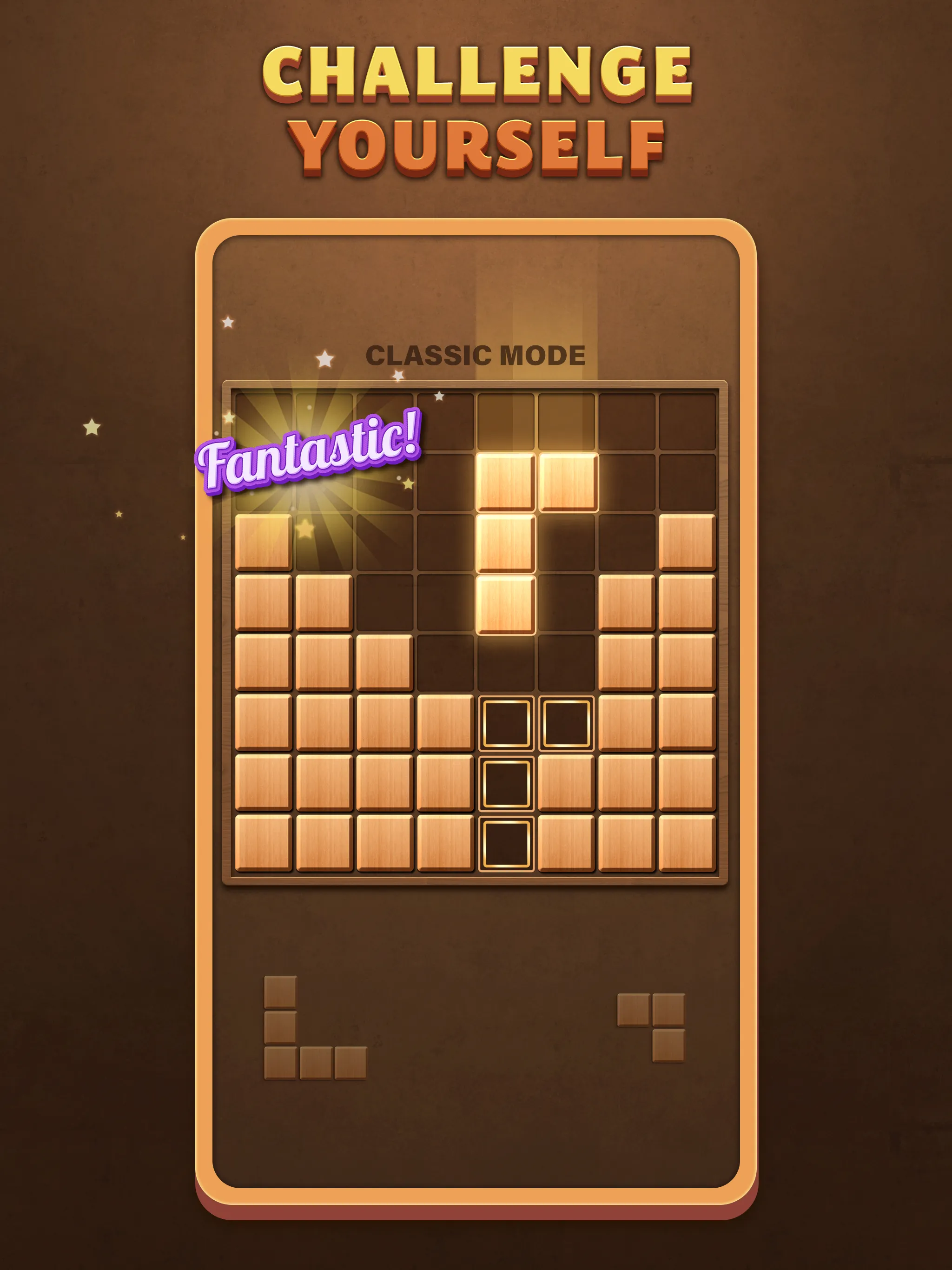 Fill Wooden Block 8x8 | Indus Appstore | Screenshot