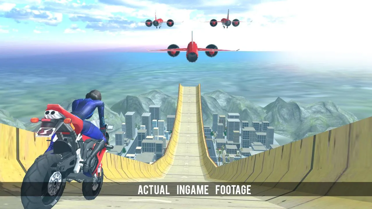 Super Hero Bike Mega Ramp | Indus Appstore | Screenshot