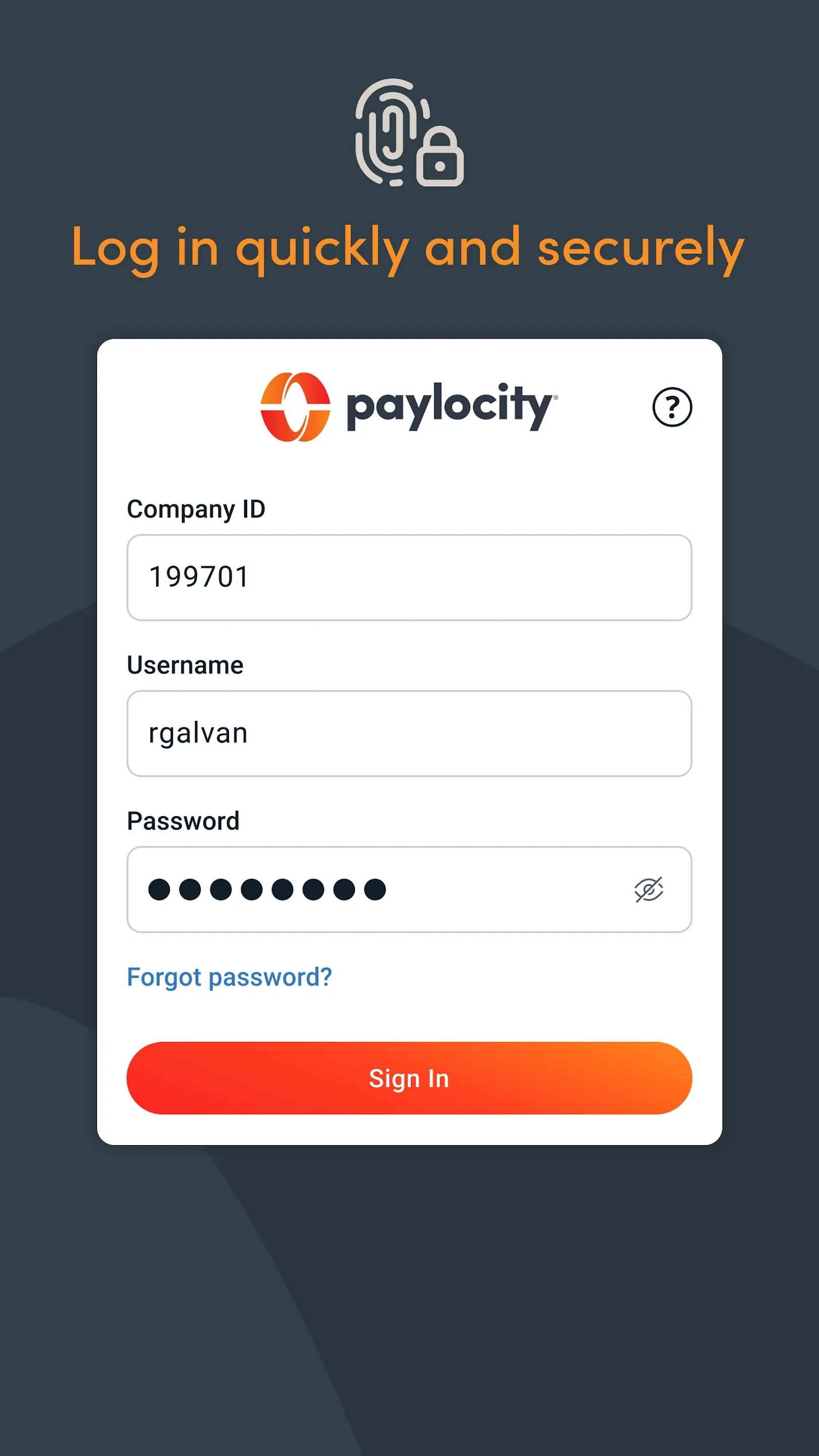 Paylocity | Indus Appstore | Screenshot