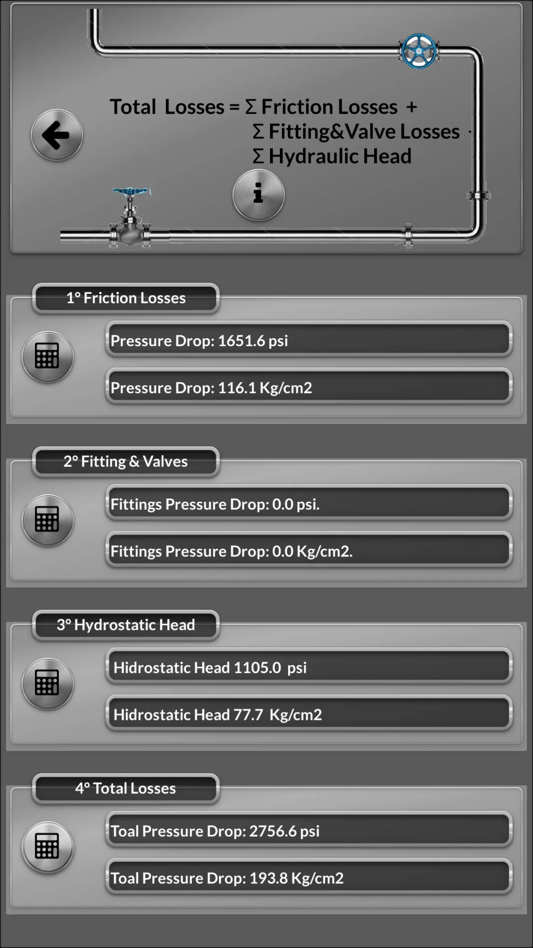 Pressure Drop Pipe Flow | Indus Appstore | Screenshot