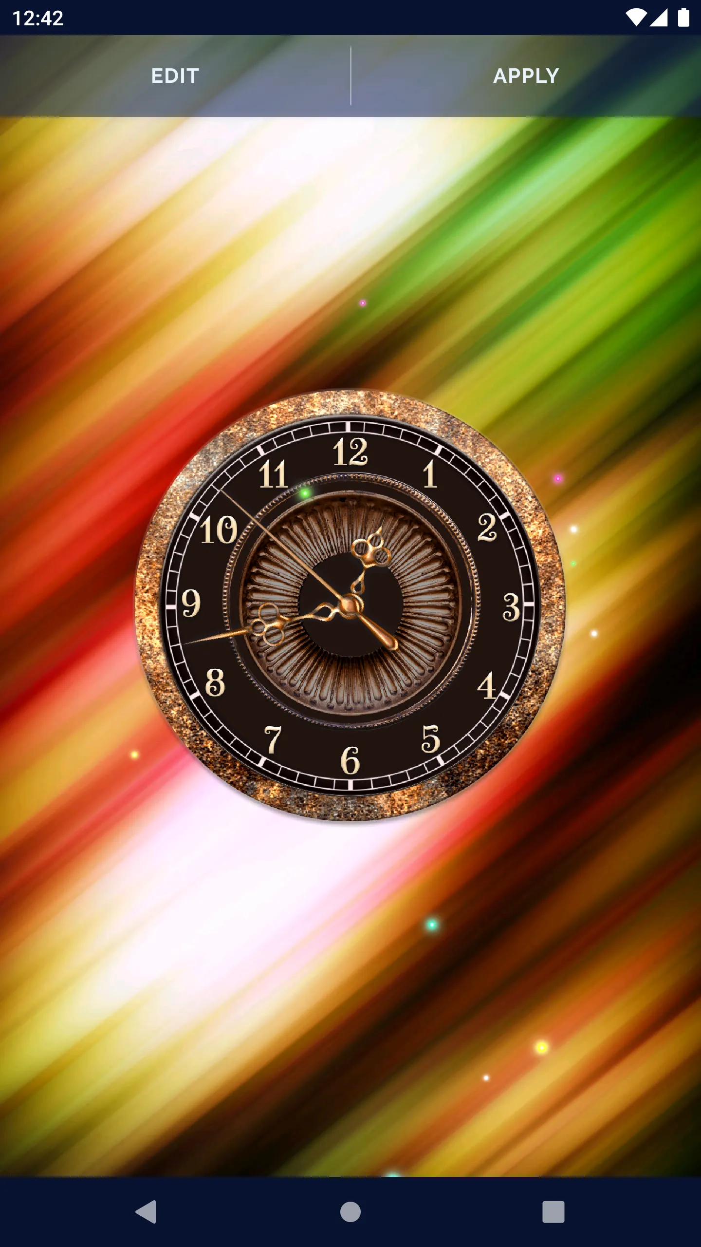 HD Clock Beautiful Wallpaper | Indus Appstore | Screenshot