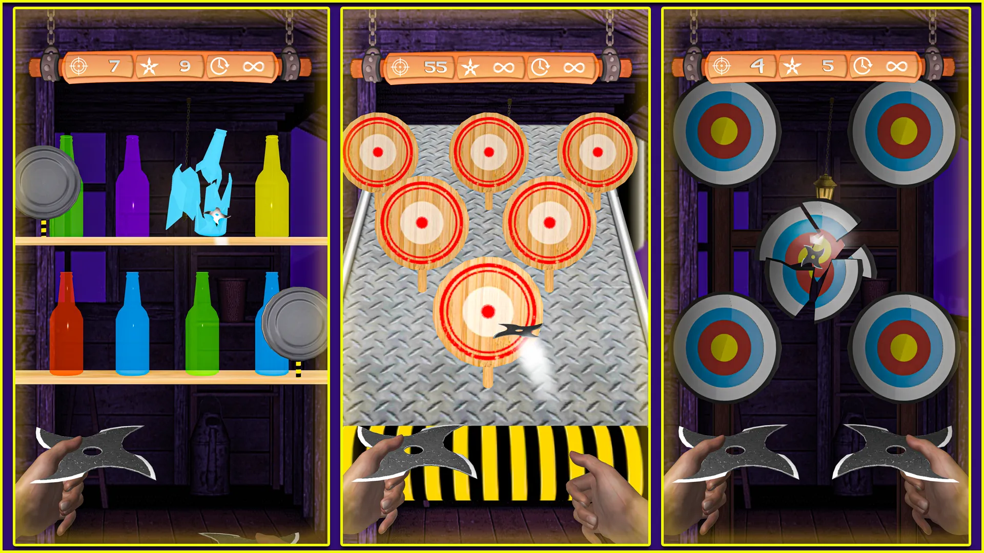 Ninja Shuriken Hit & Knockdown | Indus Appstore | Screenshot