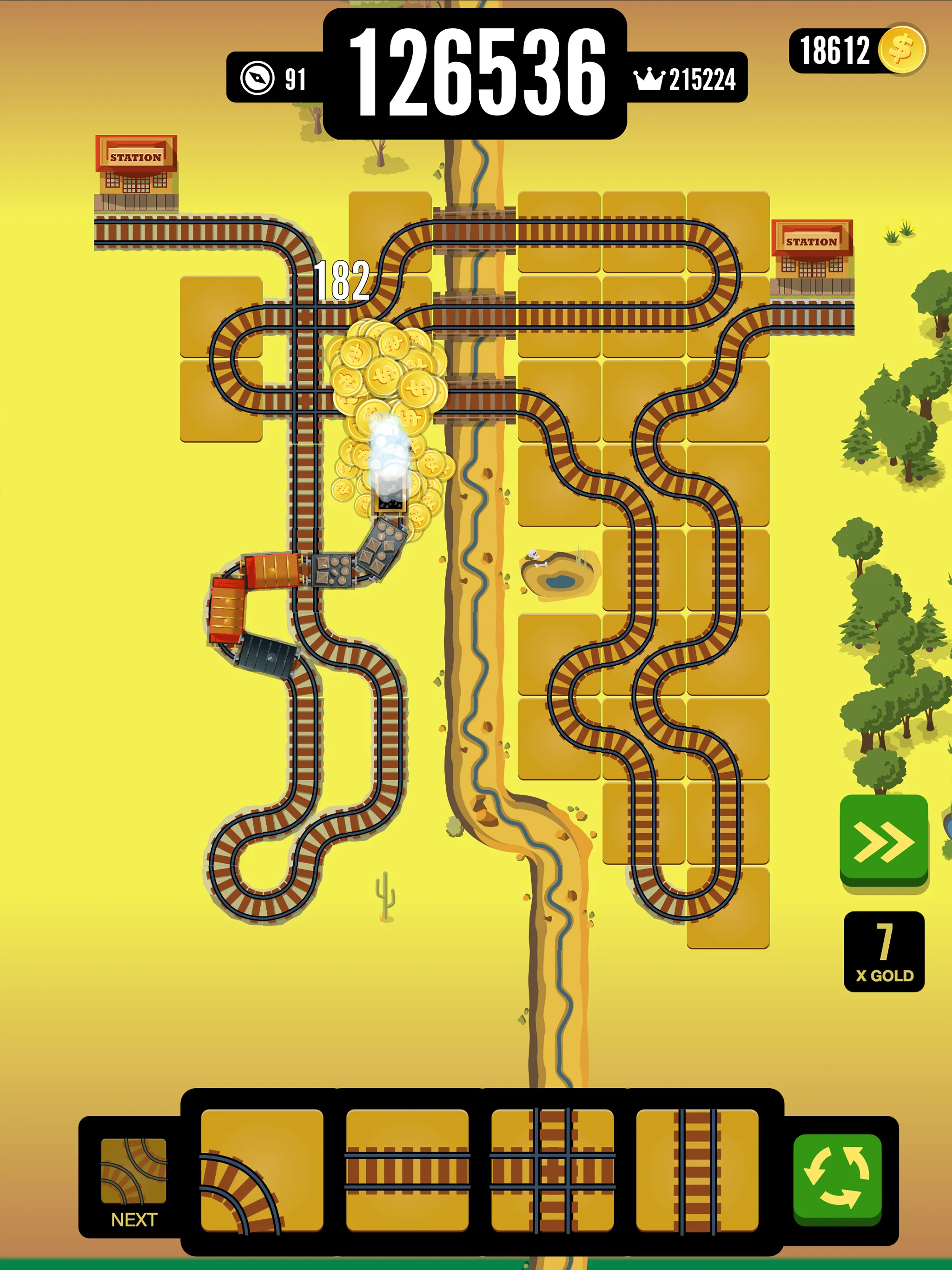 Gold Train FRVR | Indus Appstore | Screenshot