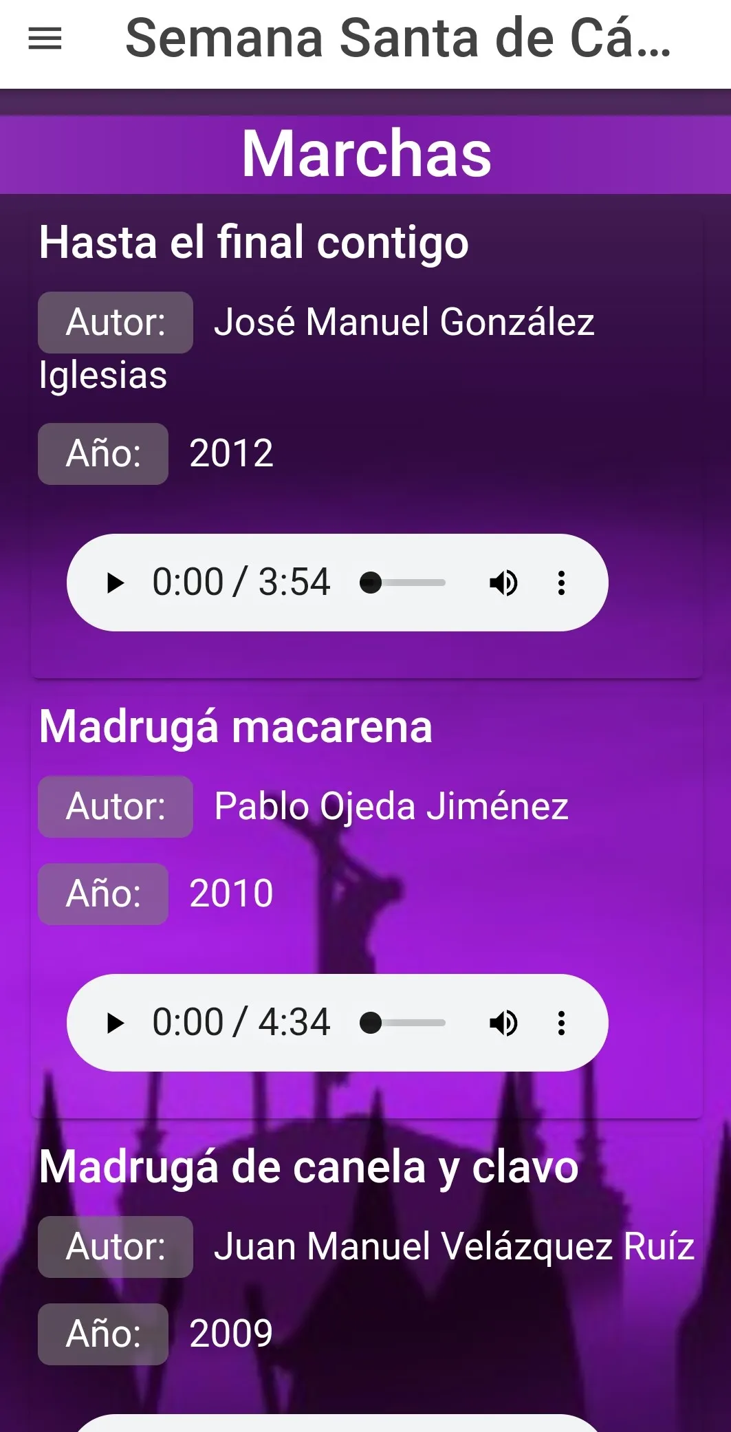 Semana Santa de Cádiz 2023 | Indus Appstore | Screenshot