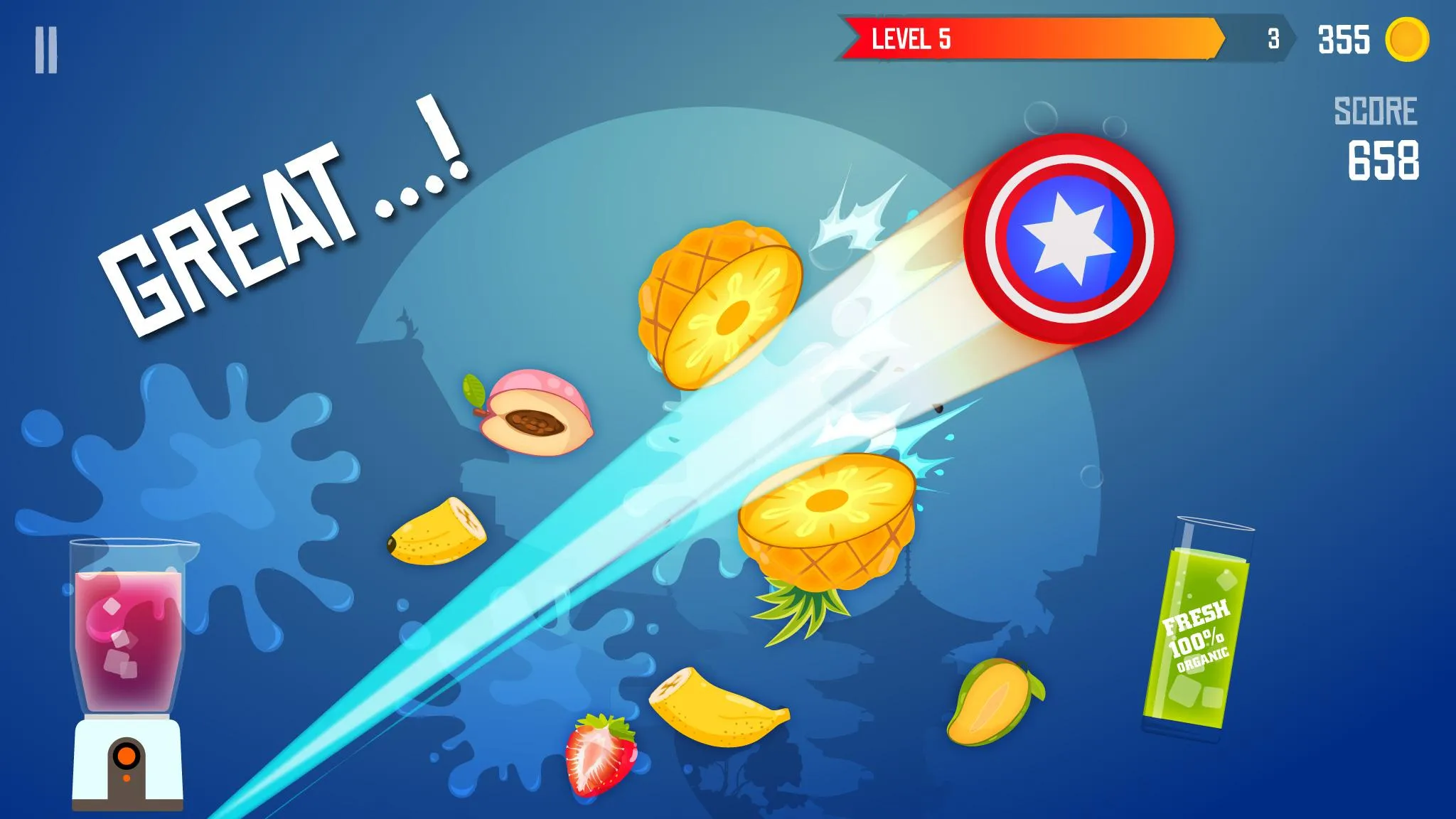 Knife Master Slicing Hit Juice | Indus Appstore | Screenshot