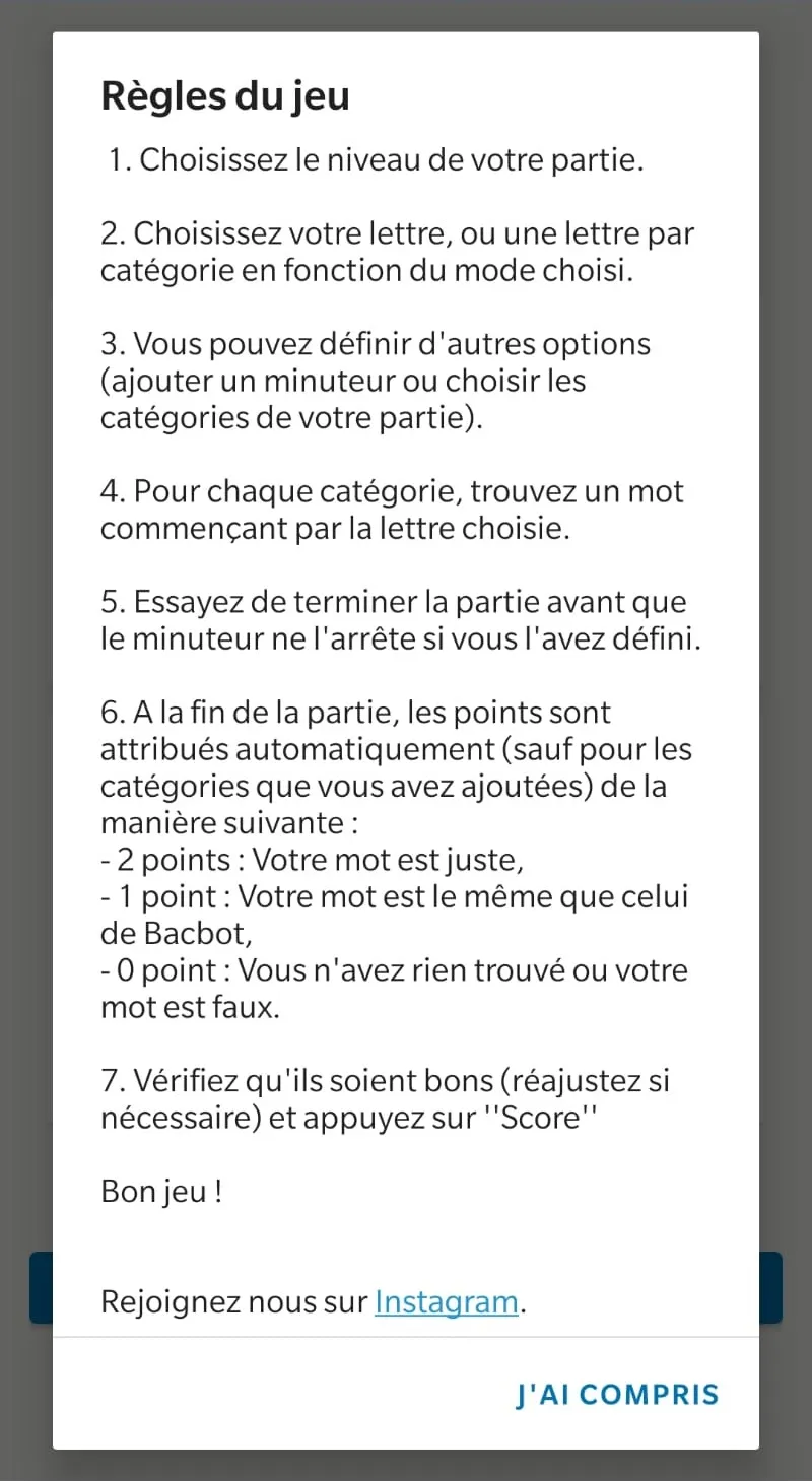 Le Jeu du Bac, comme avant ! | Indus Appstore | Screenshot