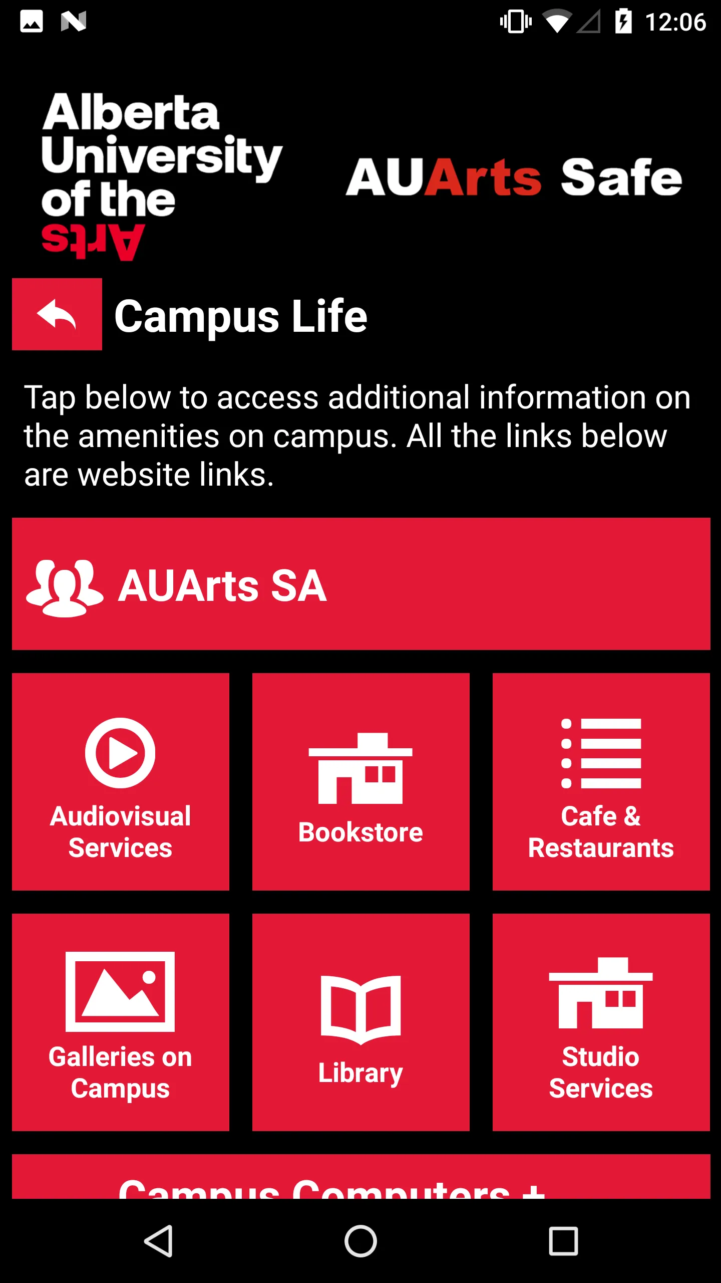 AUArts Safe | Indus Appstore | Screenshot