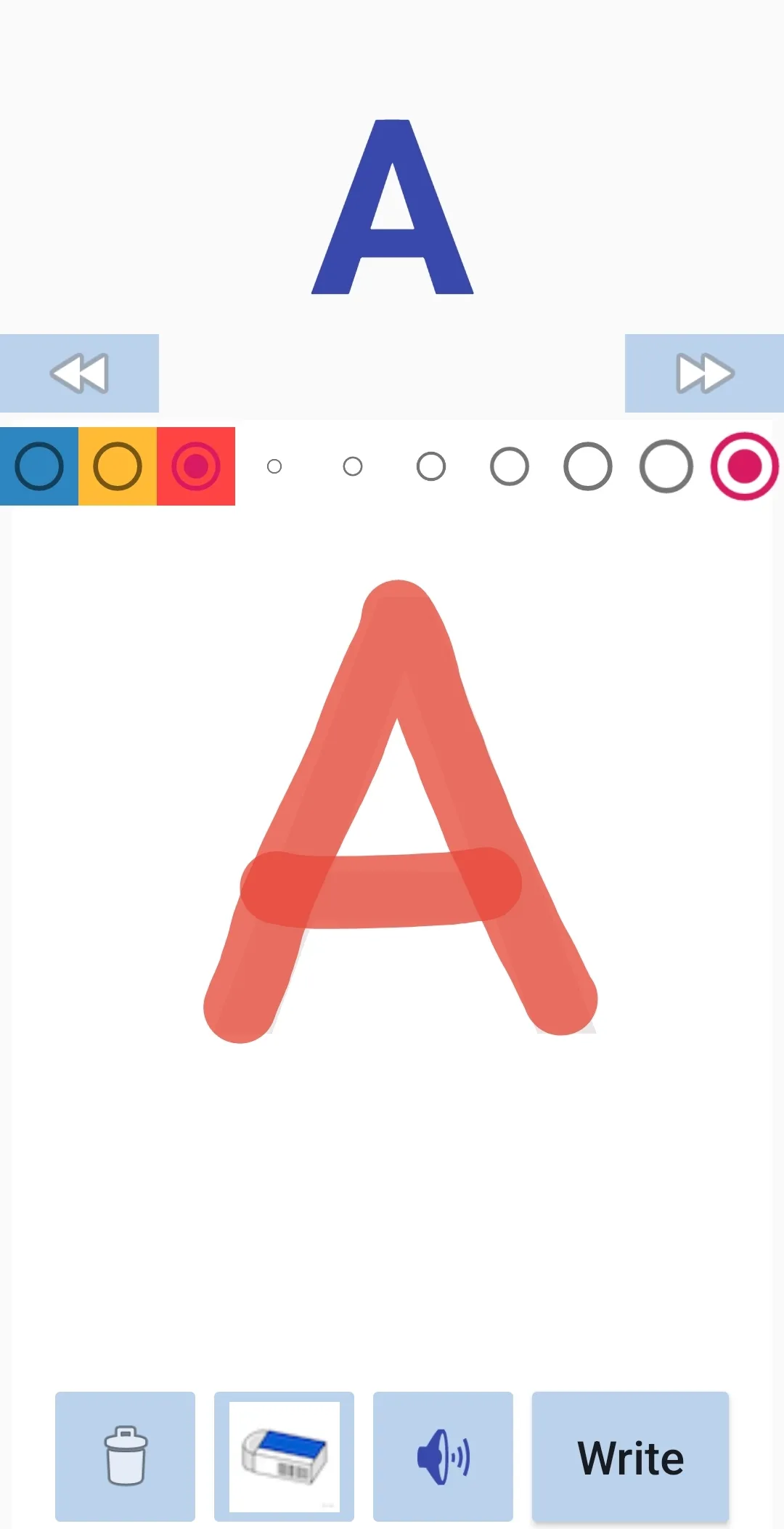 Russian Alphabets Write -Trace | Indus Appstore | Screenshot