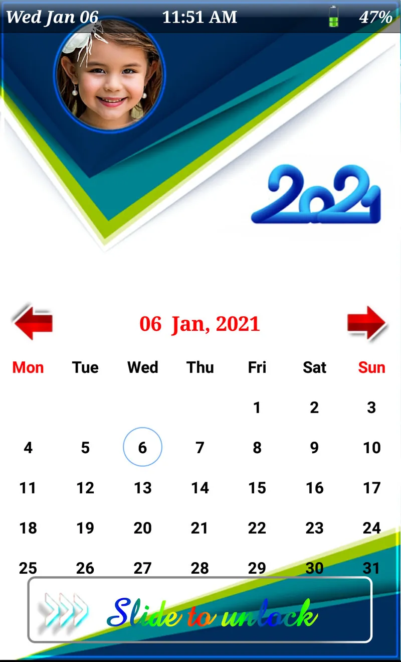 My Calendar Photo Frame | Indus Appstore | Screenshot