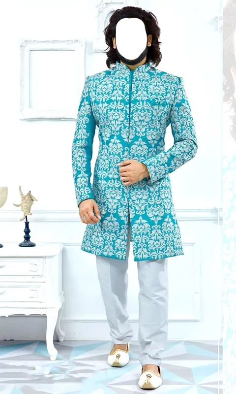 Men Sherwani Photo Suit | Indus Appstore | Screenshot