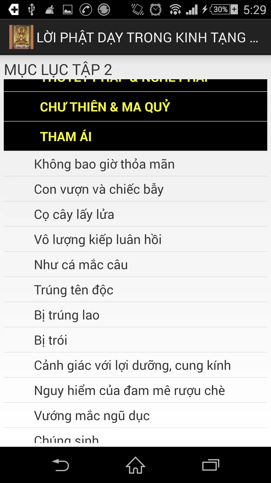 Lời Phật dạy trong Nikaya II | Indus Appstore | Screenshot