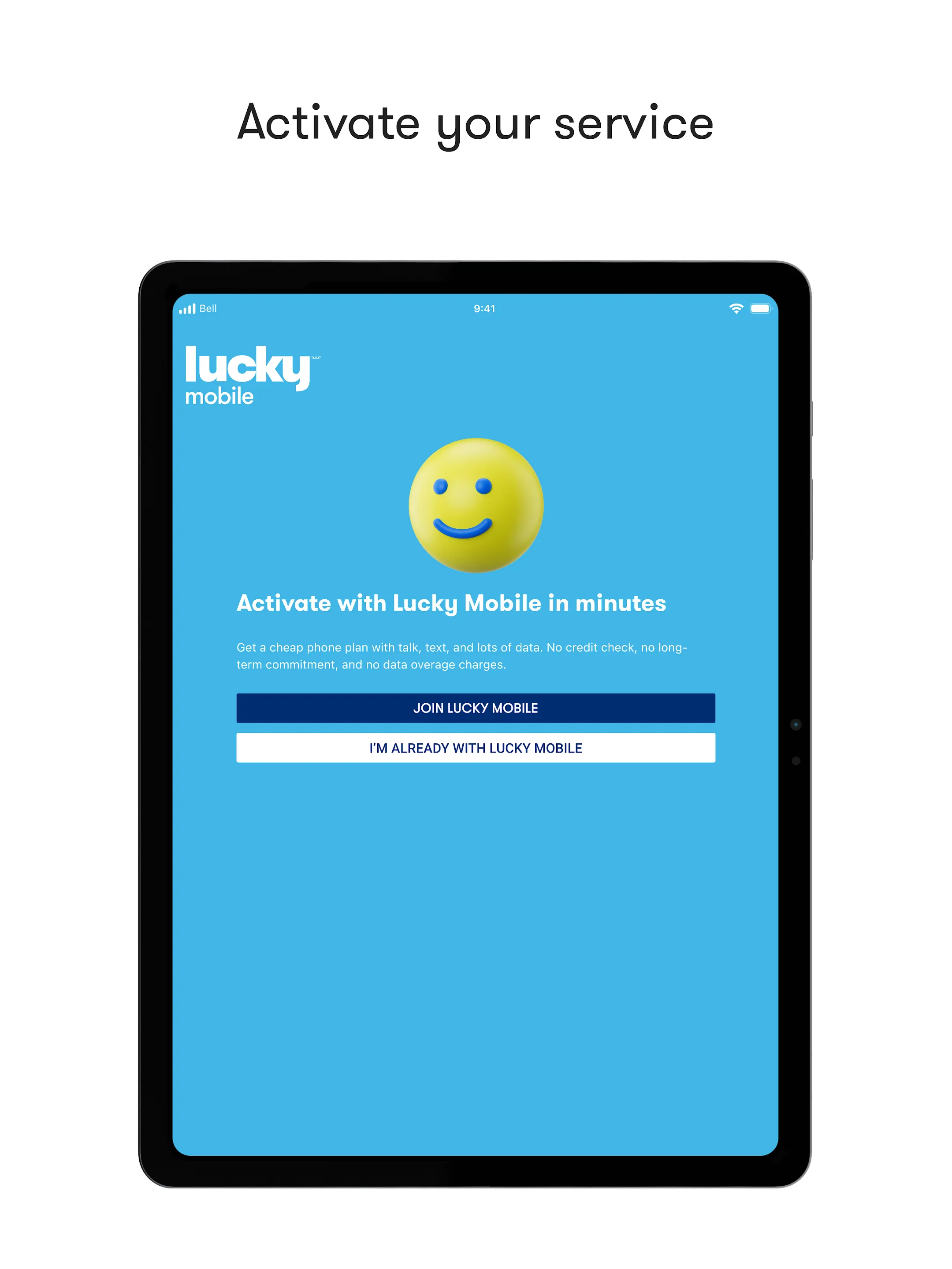 Lucky Mobile My Account | Indus Appstore | Screenshot