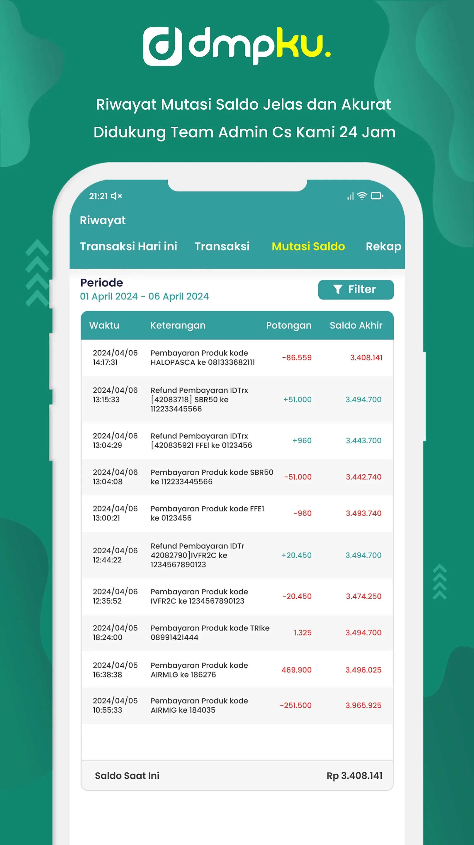 DMPKU Agen Pulsa Termurah | Indus Appstore | Screenshot