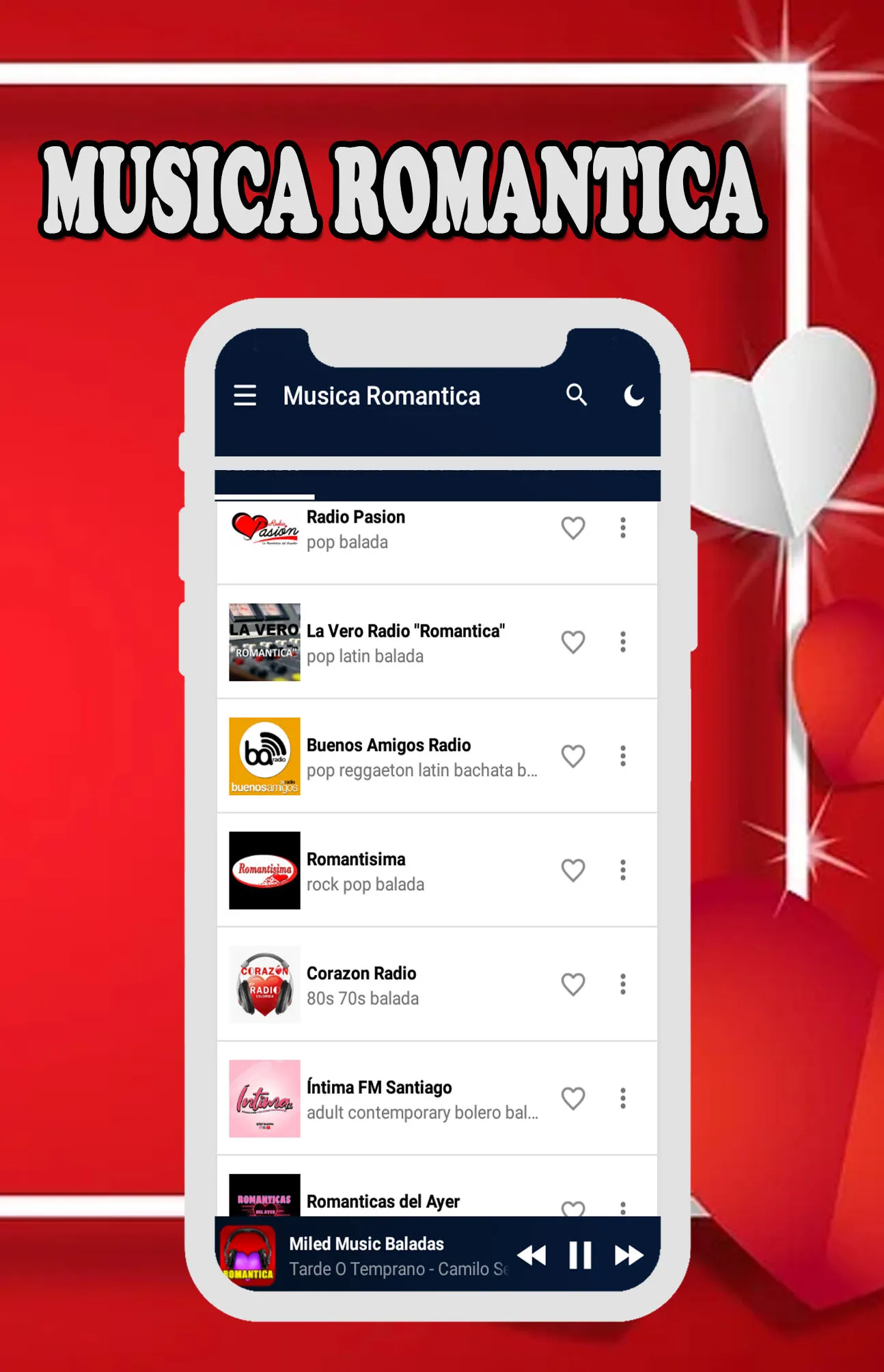 Musica Romantica Variada | Indus Appstore | Screenshot