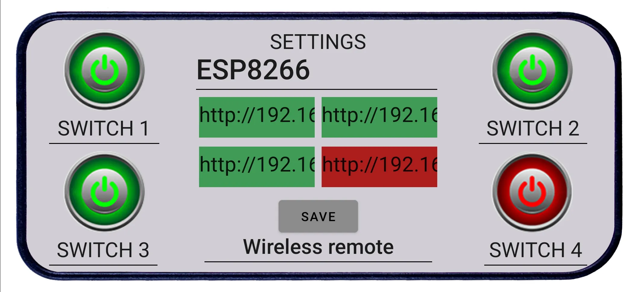 ESP8266 Switch | Indus Appstore | Screenshot