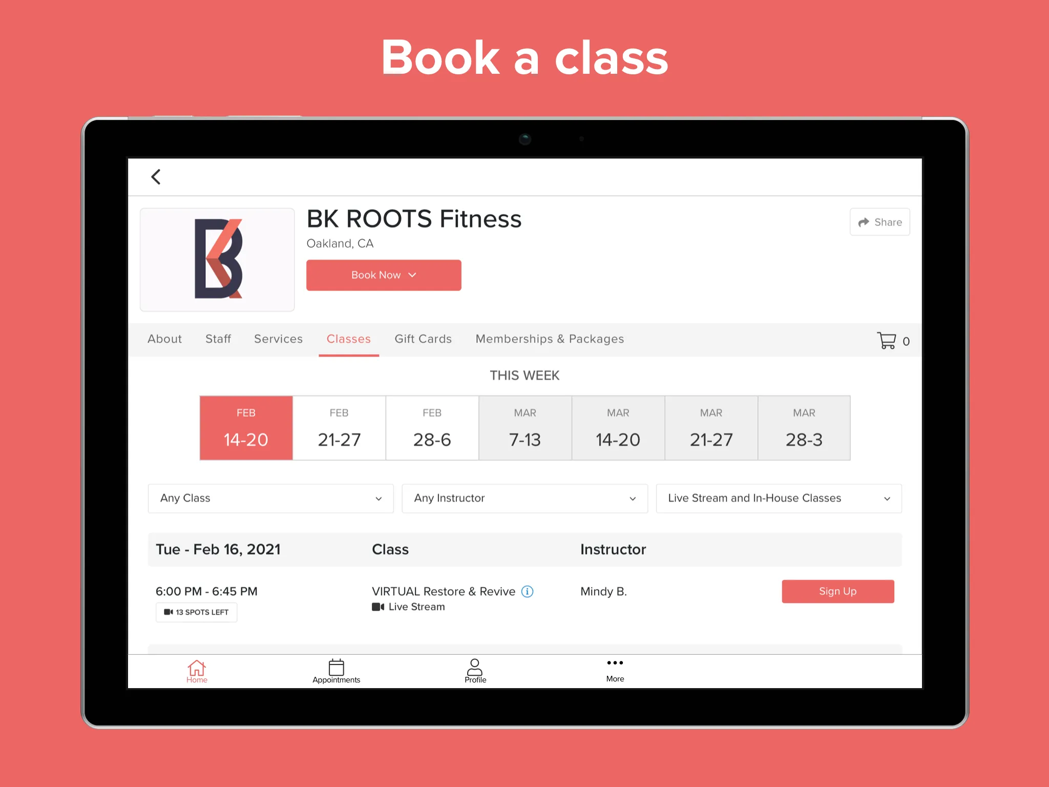 BK ROOTS Fitness | Indus Appstore | Screenshot