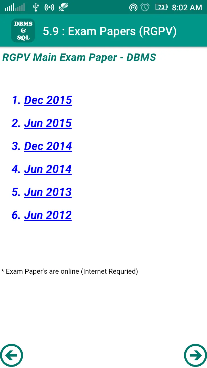 Learn DBMS | Indus Appstore | Screenshot