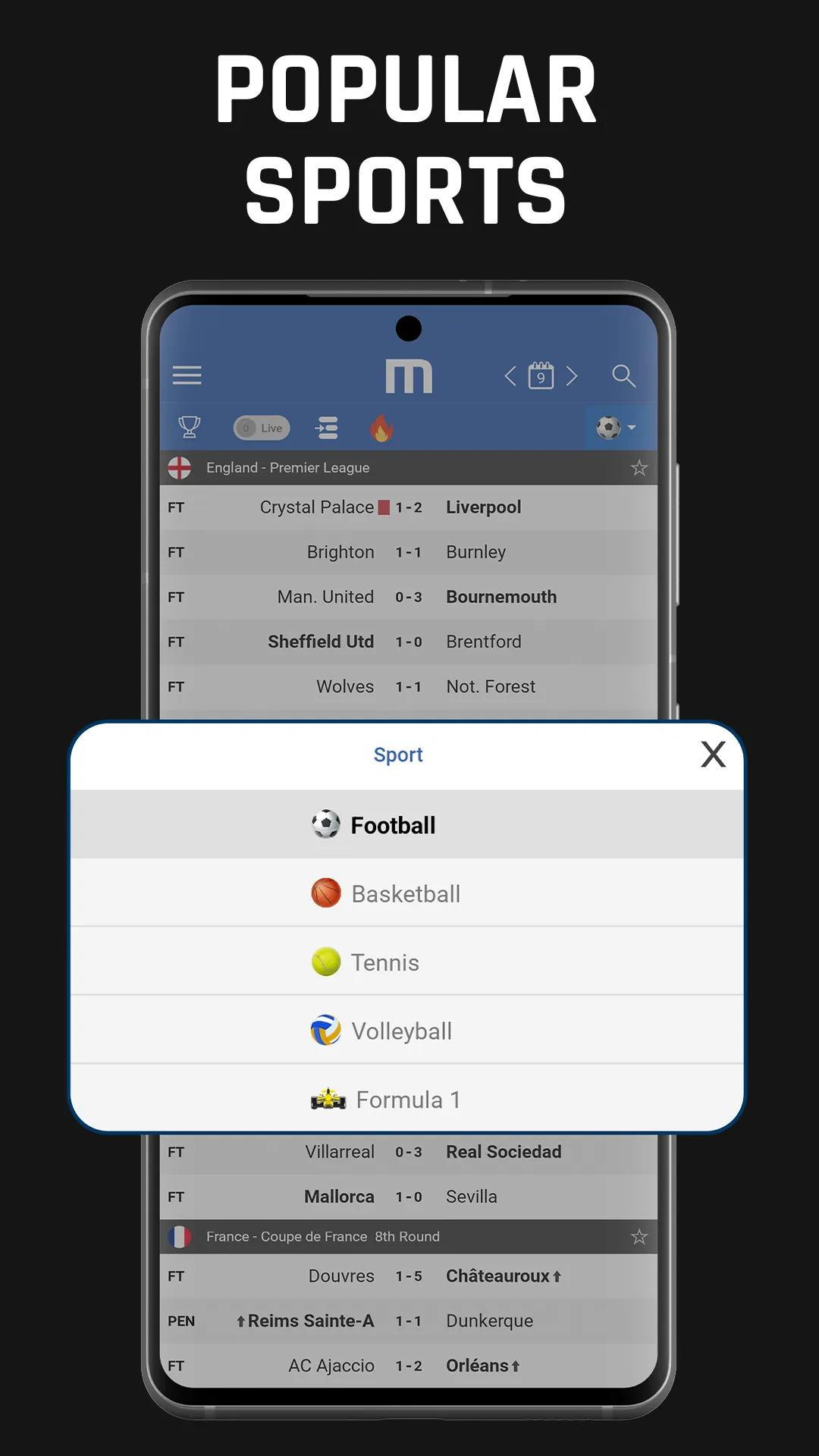 Mackolik Live Score | M Scores | Indus Appstore | Screenshot