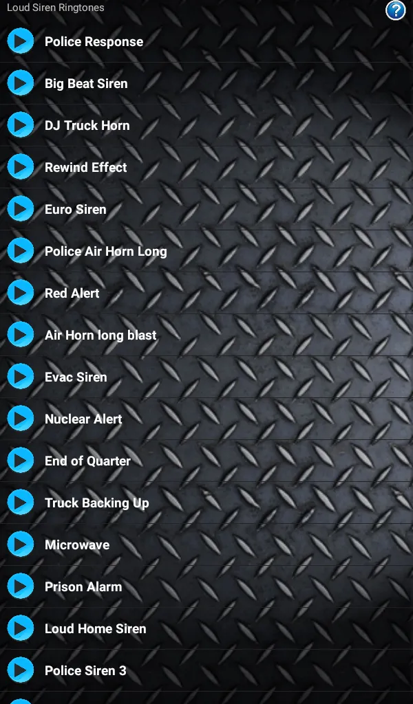 Loud Siren Ringtones | Indus Appstore | Screenshot