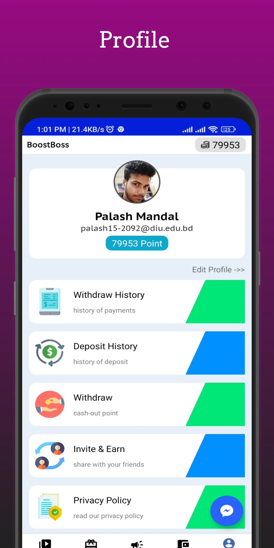 BoostBoss - The BoostPartner | Indus Appstore | Screenshot