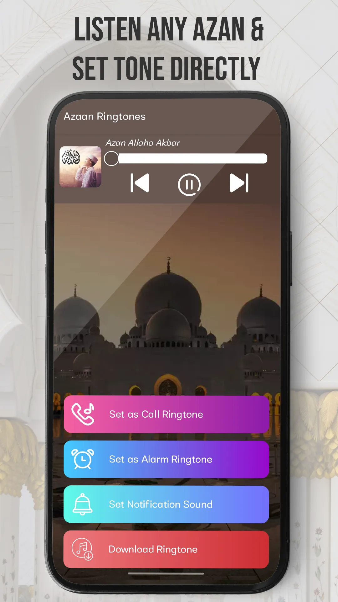 Adhan Ringtones: Islamic Tunes | Indus Appstore | Screenshot