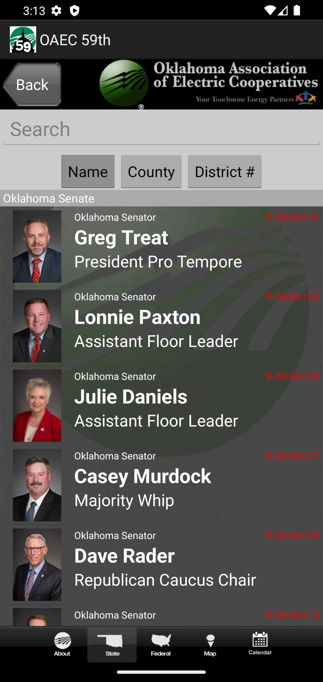 Oklahoma Legislative Guide | Indus Appstore | Screenshot