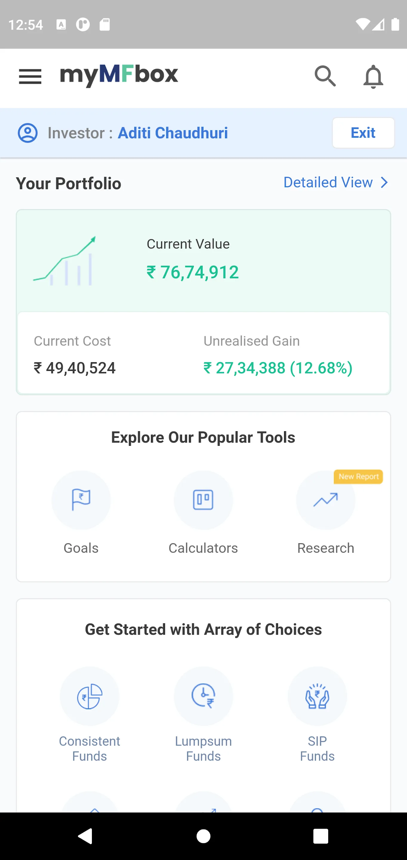 myMFbox | Indus Appstore | Screenshot