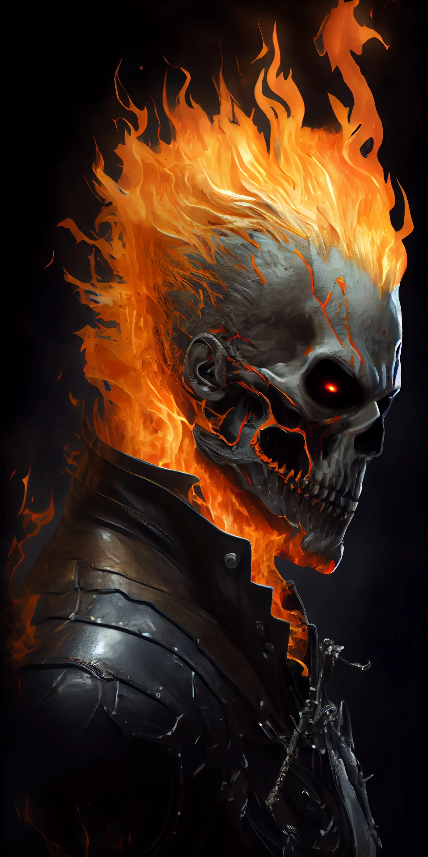 Flame Skull Wallpapers 2023 HD | Indus Appstore | Screenshot