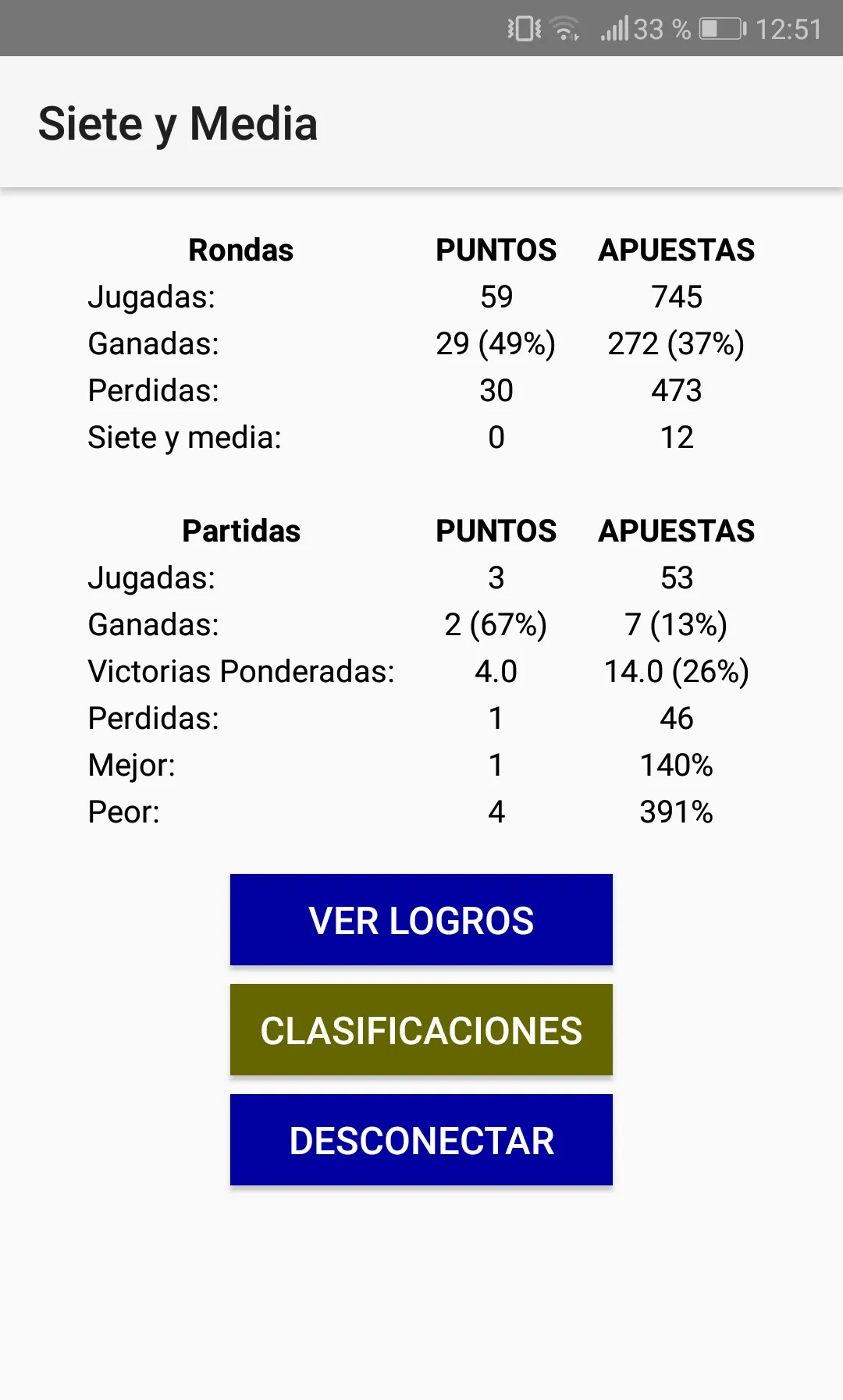 Siete y Media | Indus Appstore | Screenshot