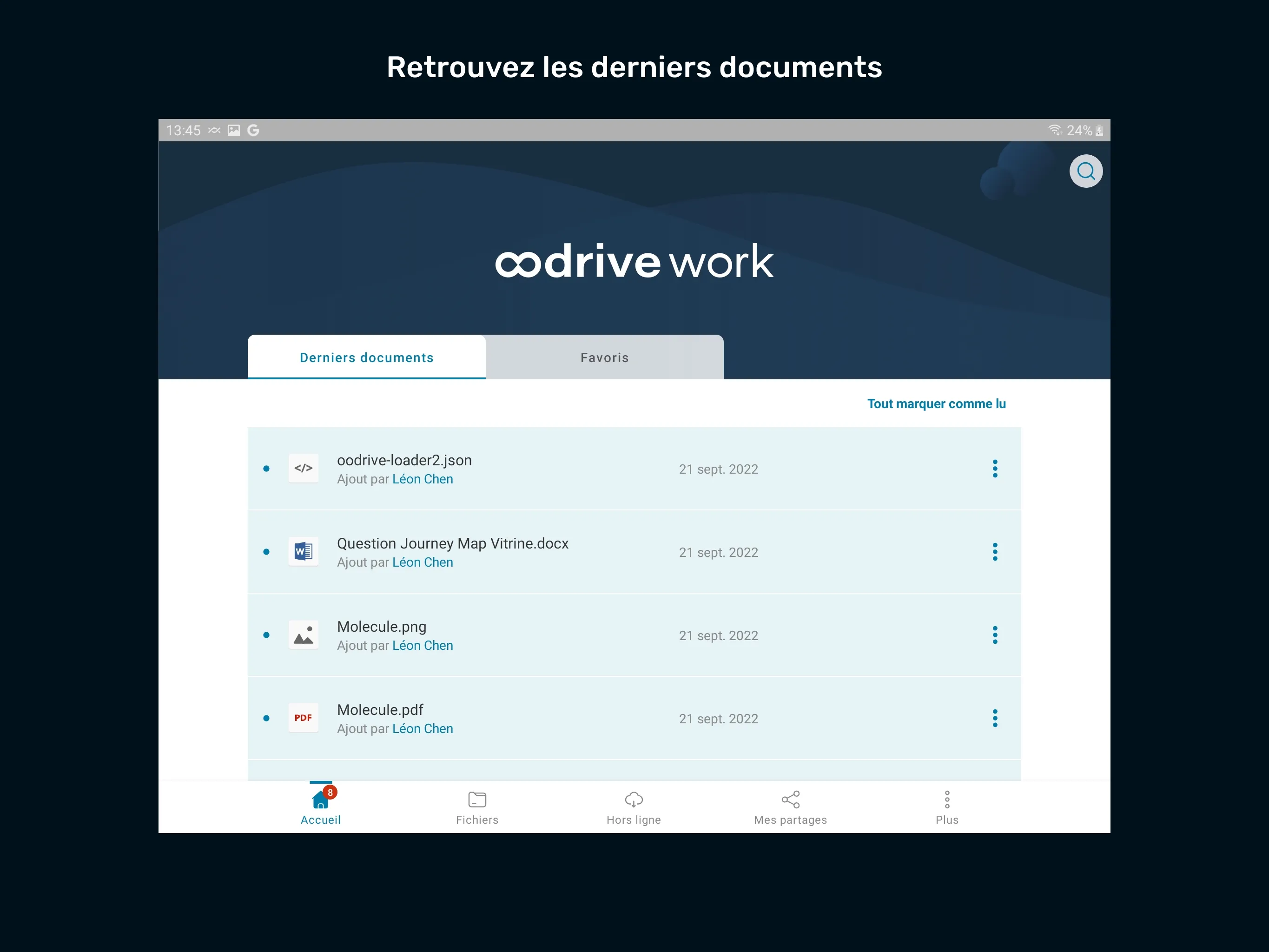 Oodrive Work | Indus Appstore | Screenshot