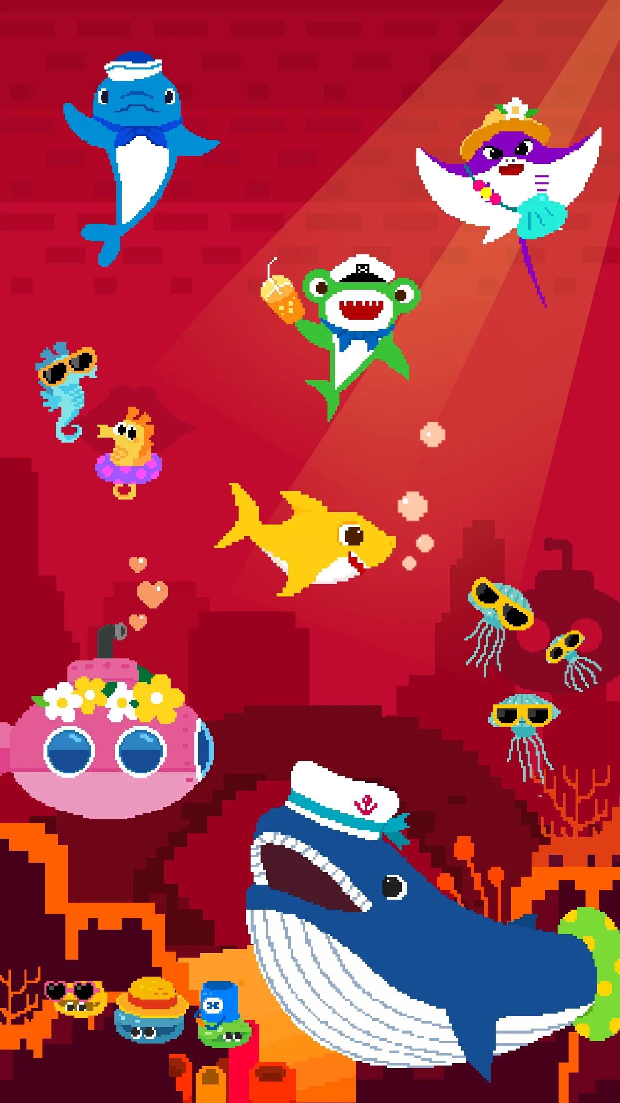 Baby Shark 8BIT : Finding Frie | Indus Appstore | Screenshot