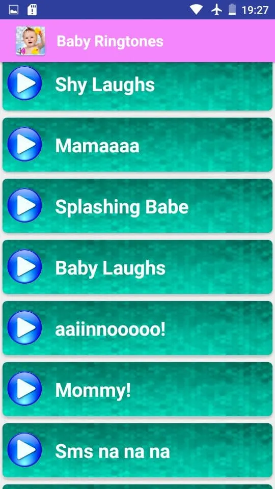 Baby Sounds Ringtones | Indus Appstore | Screenshot