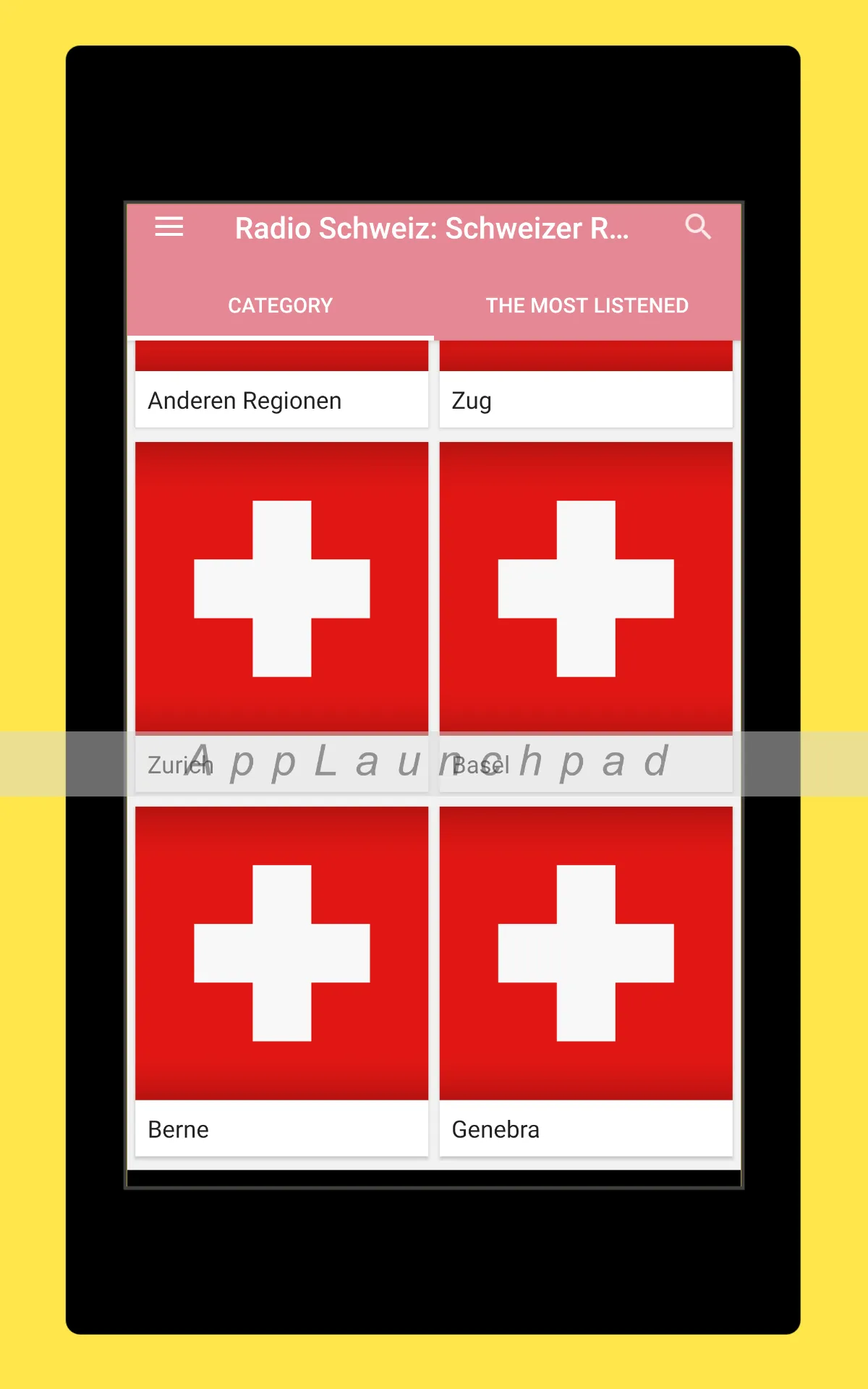 Radio Switzerland + Radio FM | Indus Appstore | Screenshot