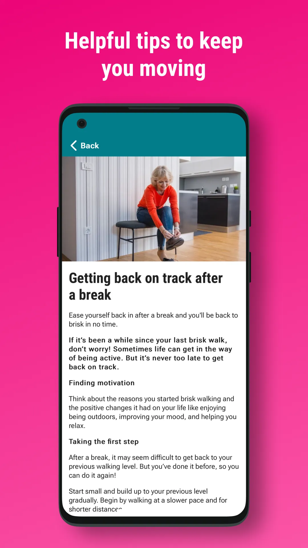 NHS Active 10 Walking Tracker | Indus Appstore | Screenshot