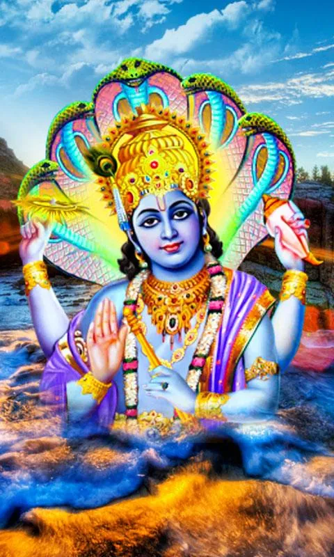 God Vishnu Live Wallpaper | Indus Appstore | Screenshot