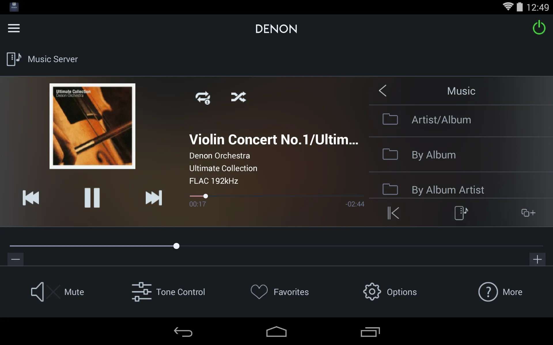 Denon Hi-Fi Remote | Indus Appstore | Screenshot