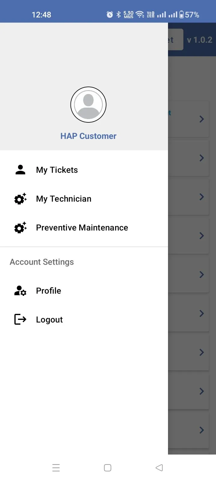 HAP Service Ticket (Beta) | Indus Appstore | Screenshot