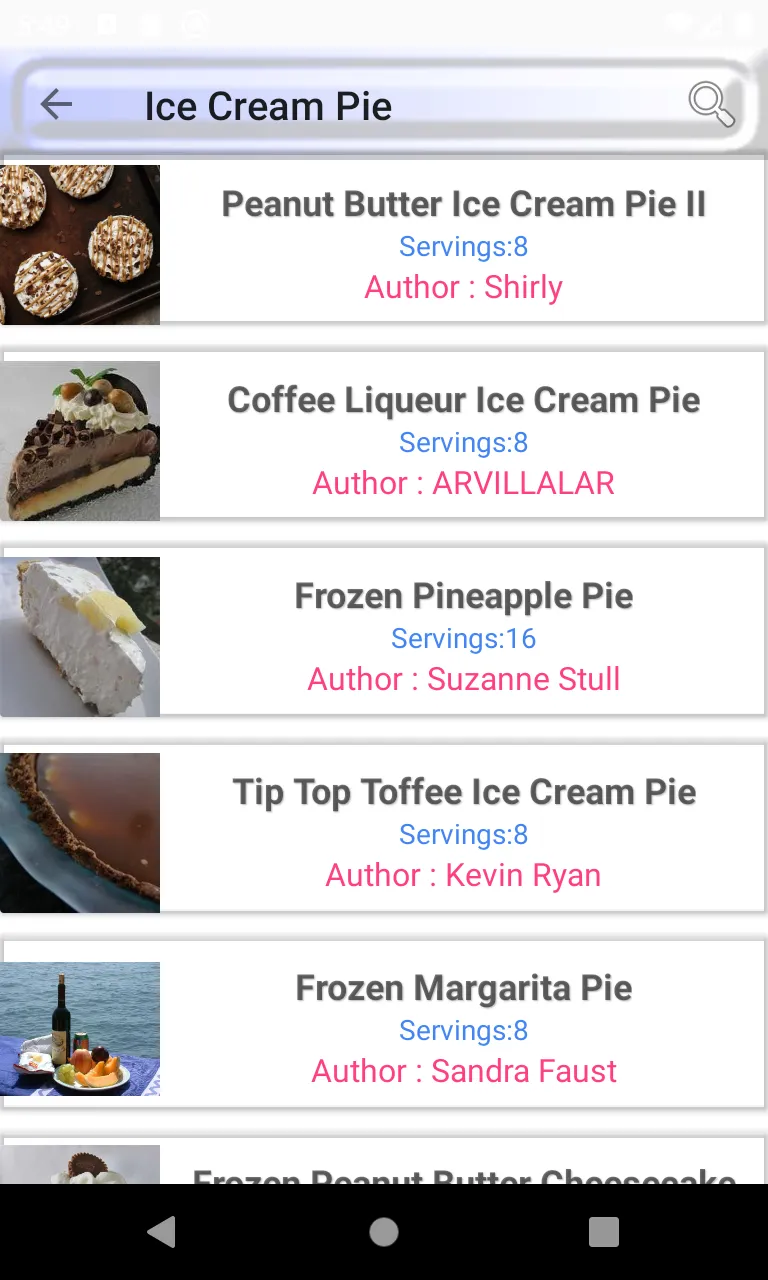 frozen dessert recipe | Indus Appstore | Screenshot